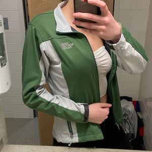North face zip-up jacket
